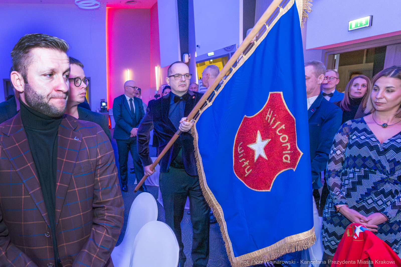 PW_672_ 030_fot. Piotr Wojnarowski.jpg-Miszalski, Wisła Kraków, sztandar, 120 lat, zdjęcia  Autor: P. Wojnarowski