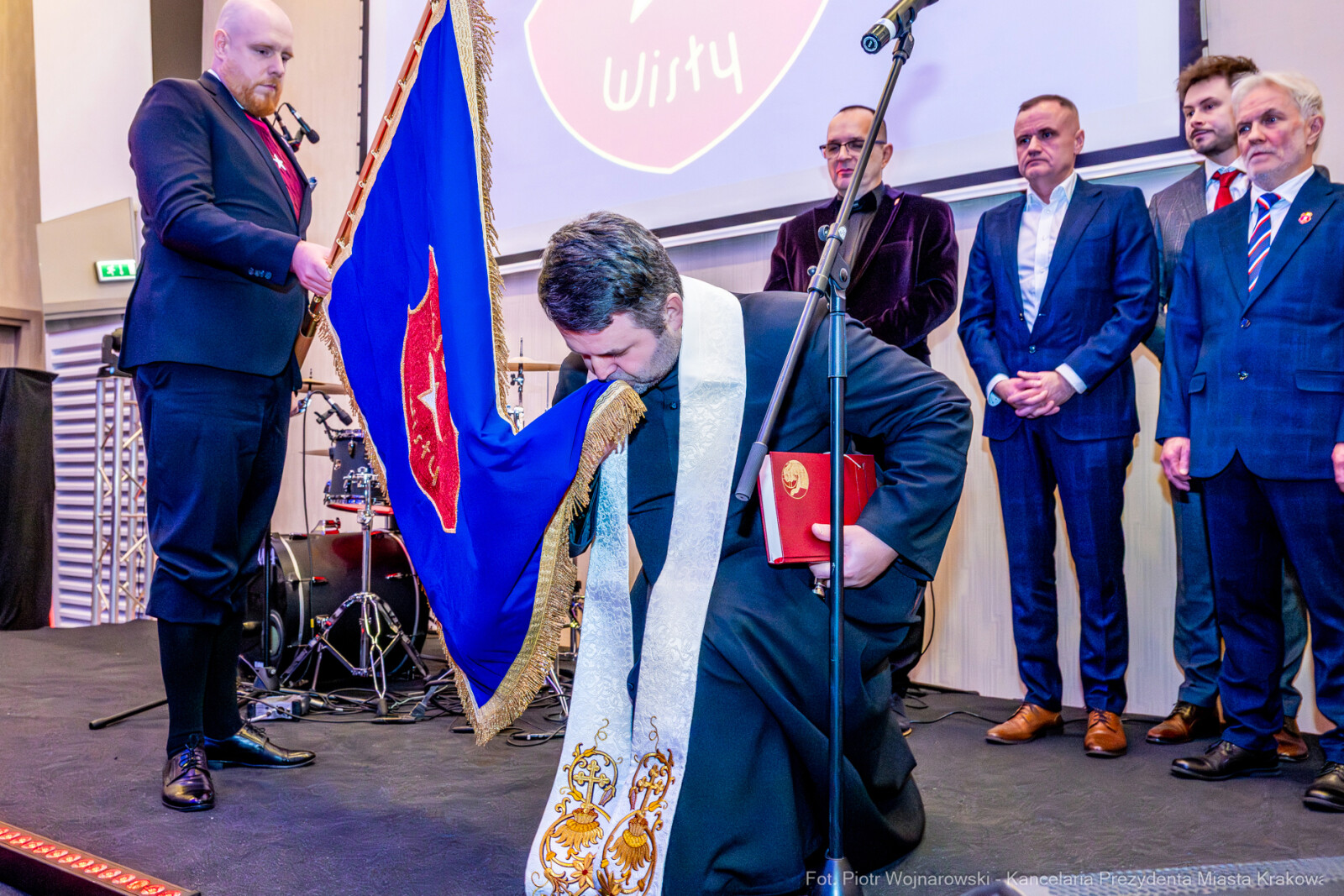 PW_672_ 040_fot. Piotr Wojnarowski.jpg-Miszalski, Wisła Kraków, sztandar, 120 lat, zdjęcia  Autor: P. Wojnarowski