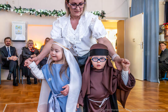 Miszalski, Drabik, Przedszkole nr 100, dzieci, niepełnosprawność, Jasełka