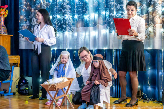 Miszalski, Drabik, Przedszkole nr 100, dzieci, niepełnosprawność, Jasełka