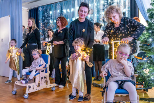 Miszalski, Drabik, Przedszkole nr 100, dzieci, niepełnosprawność, Jasełka