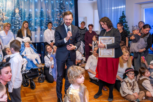 Miszalski, Drabik, Przedszkole nr 100, dzieci, niepełnosprawność, Jasełka