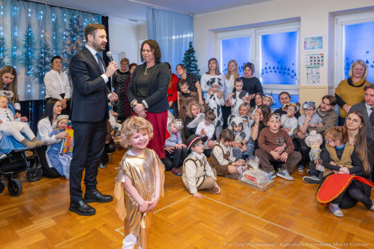 Miszalski, Drabik, Przedszkole nr 100, dzieci, niepełnosprawność, Jasełka