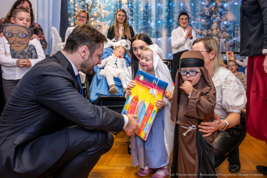 Miszalski, Drabik, Przedszkole nr 100, dzieci, niepełnosprawność, Jasełka