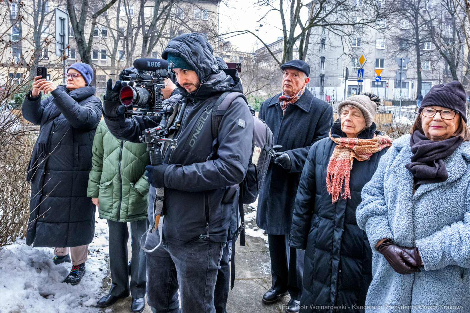 Sęk, Rada Krakowskich Seniorów, tablica, odsłonięcie, Wodyńska, Pietrzyk  Autor: P. Wojnarowski