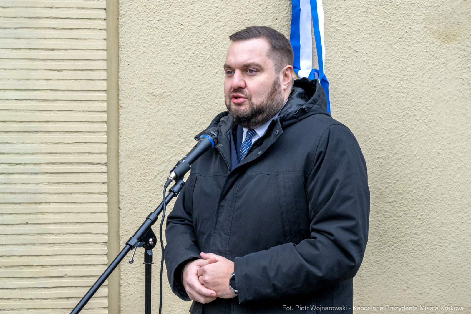 Sęk, Rada Krakowskich Seniorów, tablica, odsłonięcie, Wodyńska, Pietrzyk  Autor: P. Wojnarowski