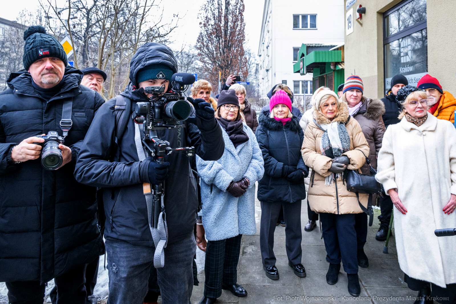Sęk, Rada Krakowskich Seniorów, tablica, odsłonięcie, Wodyńska, Pietrzyk  Autor: P. Wojnarowski