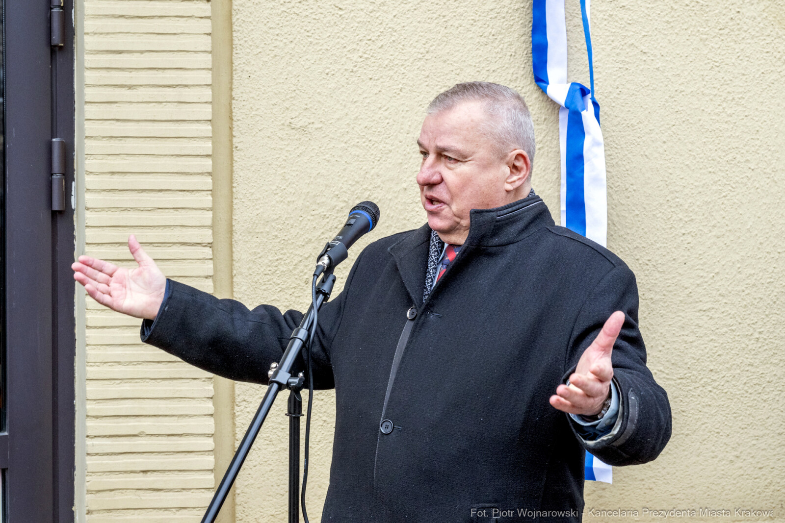 Sęk, Rada Krakowskich Seniorów, tablica, odsłonięcie, Wodyńska, Pietrzyk  Autor: P. Wojnarowski