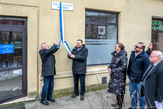 Sęk, Rada Krakowskich Seniorów, tablica, odsłonięcie, Wodyńska, Pietrzyk