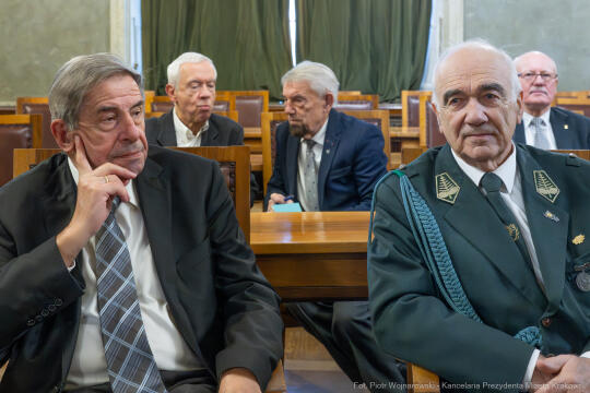 Dziatkowiak, Antoni, Pietrzyk, Rada Krakowskich Seniorów, tytuł, honorowy, zdjęcia