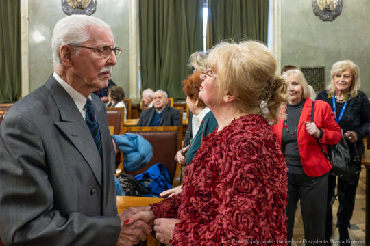 Dziatkowiak, Antoni, Pietrzyk, Rada Krakowskich Seniorów, tytuł, honorowy, zdjęcia