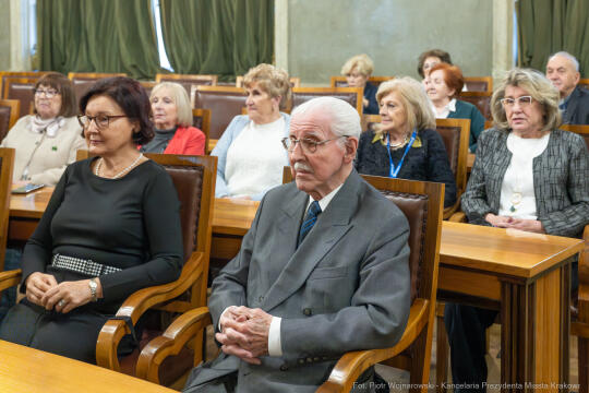 Dziatkowiak, Antoni, Pietrzyk, Rada Krakowskich Seniorów, tytuł, honorowy, zdjęcia