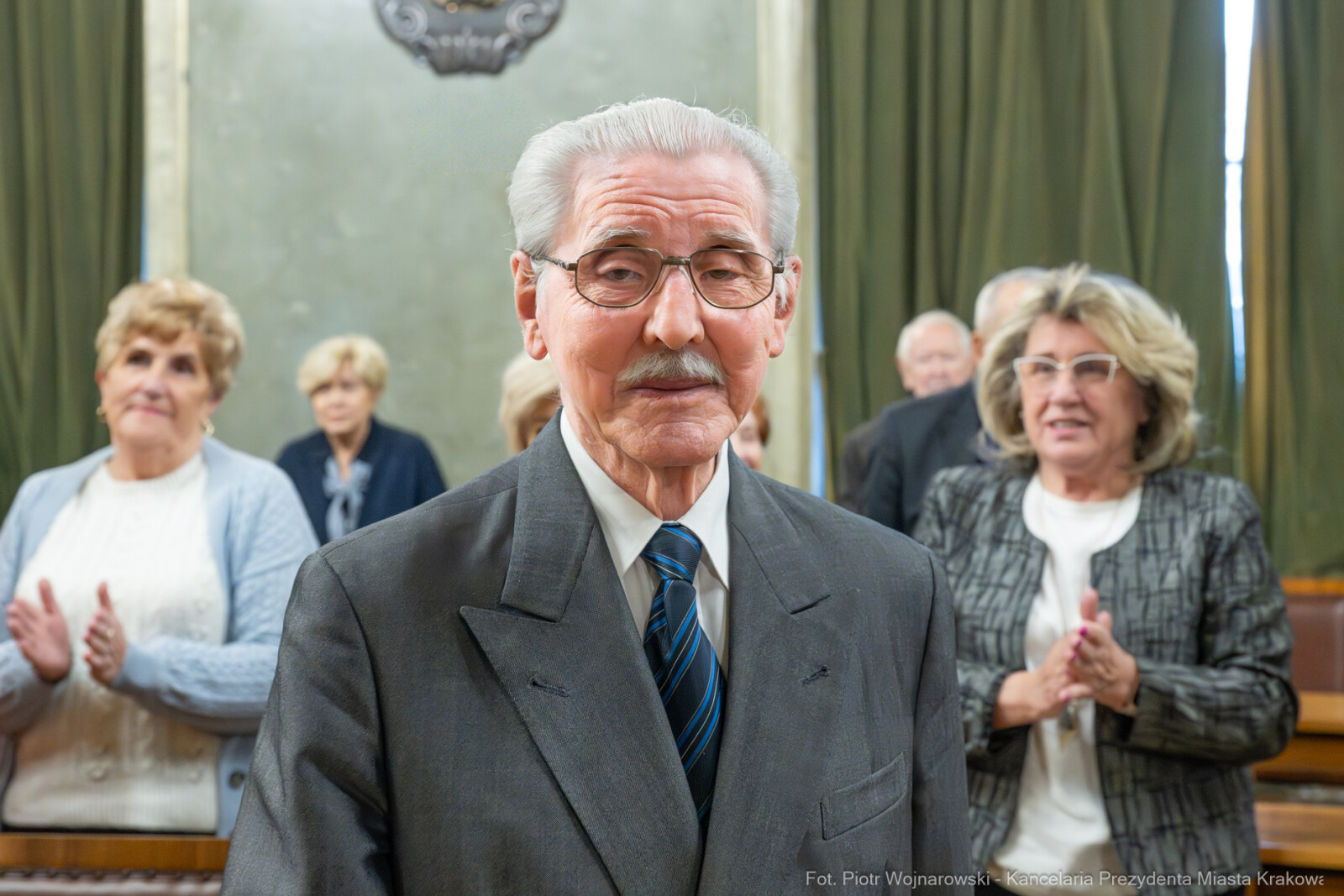 Dziatkowiak, Antoni, Pietrzyk, Rada Krakowskich Seniorów, tytuł, honorowy, zdjęcia  Autor: P. Wojnarowski