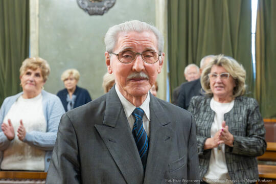Dziatkowiak, Antoni, Pietrzyk, Rada Krakowskich Seniorów, tytuł, honorowy, zdjęcia