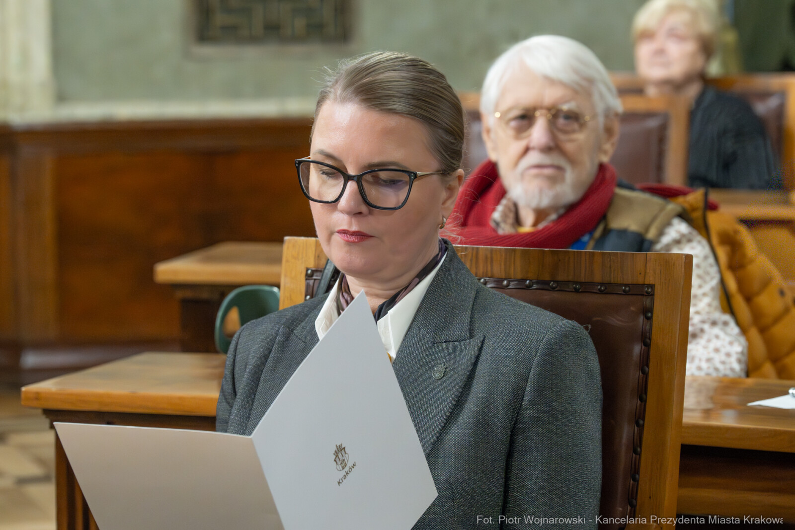 Dziatkowiak, Antoni, Pietrzyk, Rada Krakowskich Seniorów, tytuł, honorowy, zdjęcia  Autor: P. Wojnarowski
