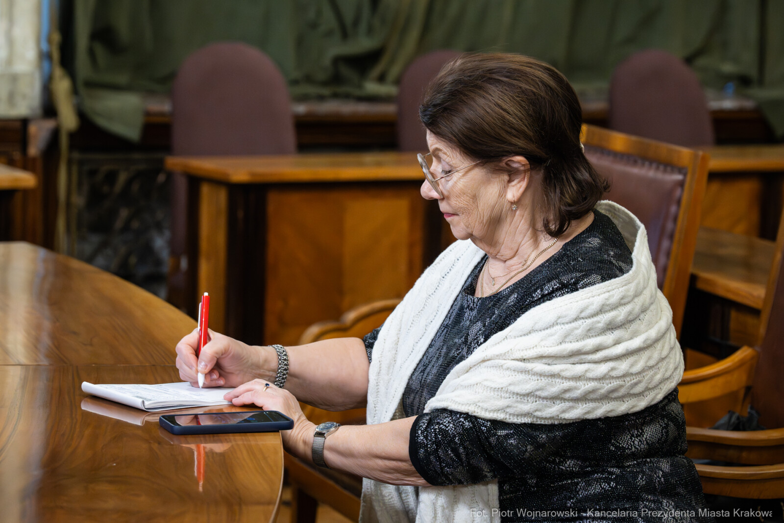 Dziatkowiak, Antoni, Pietrzyk, Rada Krakowskich Seniorów, tytuł, honorowy, zdjęcia  Autor: P. Wojnarowski