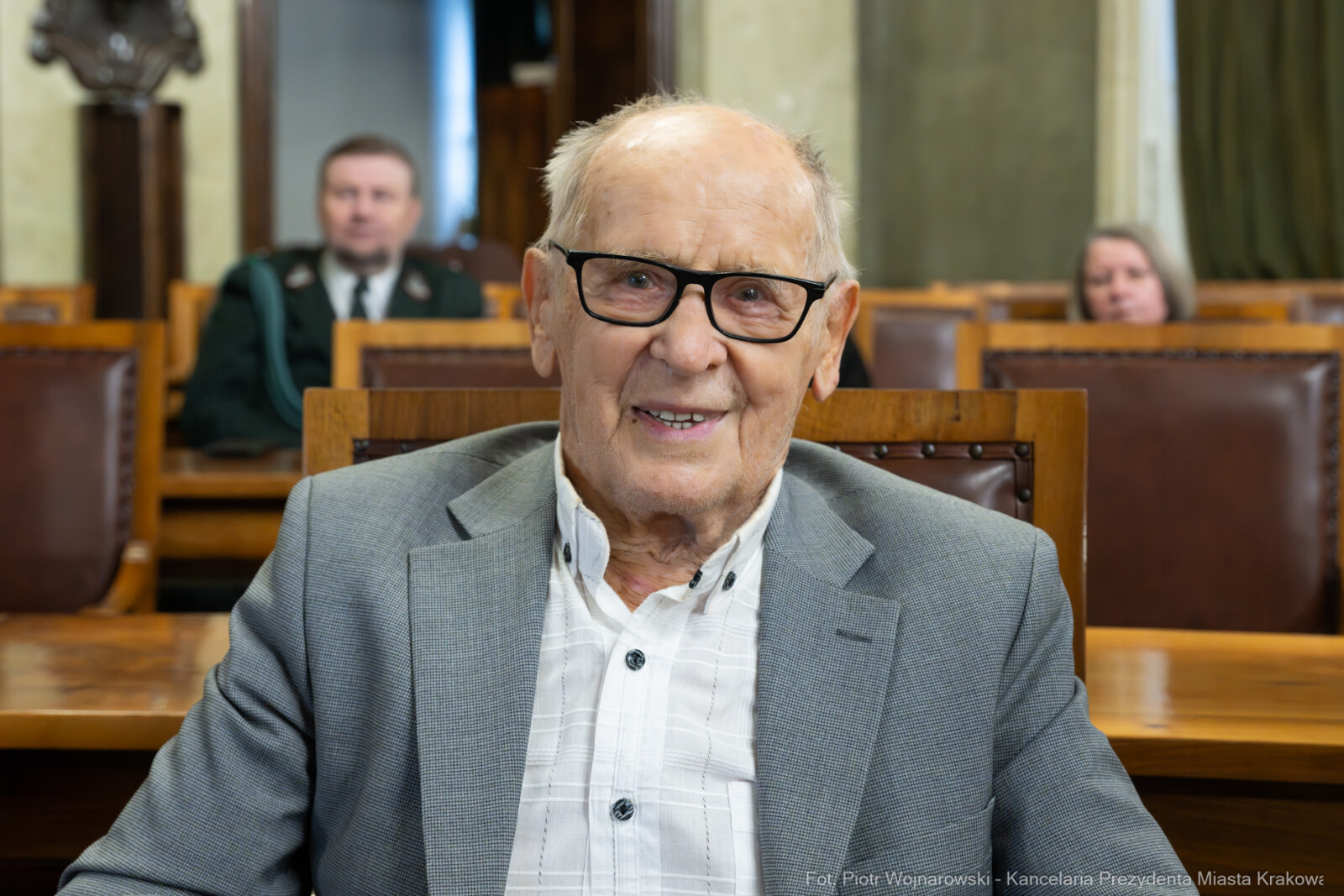 Dziatkowiak, Antoni, Pietrzyk, Rada Krakowskich Seniorów, tytuł, honorowy, zdjęcia  Autor: P. Wojnarowski