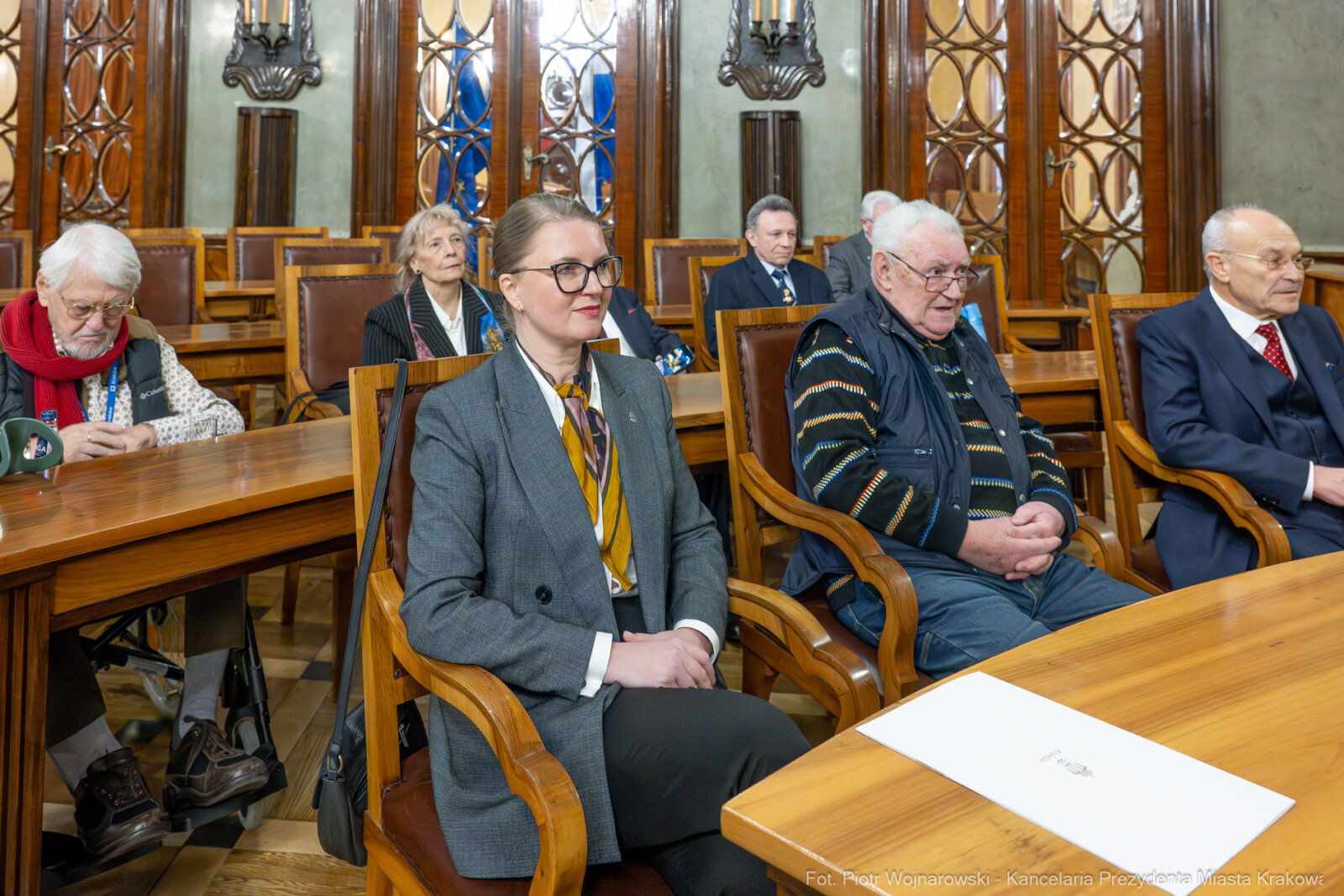 Dziatkowiak, Antoni, Pietrzyk, Rada Krakowskich Seniorów, tytuł, honorowy, zdjęcia  Autor: P. Wojnarowski