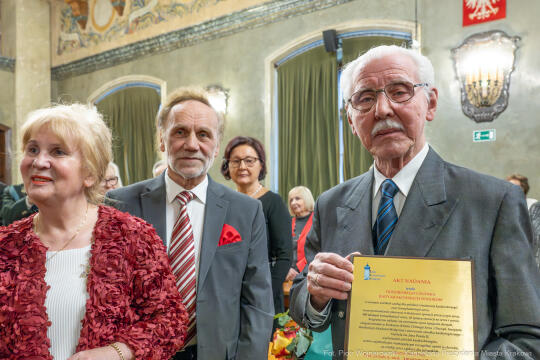 Dziatkowiak, Antoni, Pietrzyk, Rada Krakowskich Seniorów, tytuł, honorowy, zdjęcia