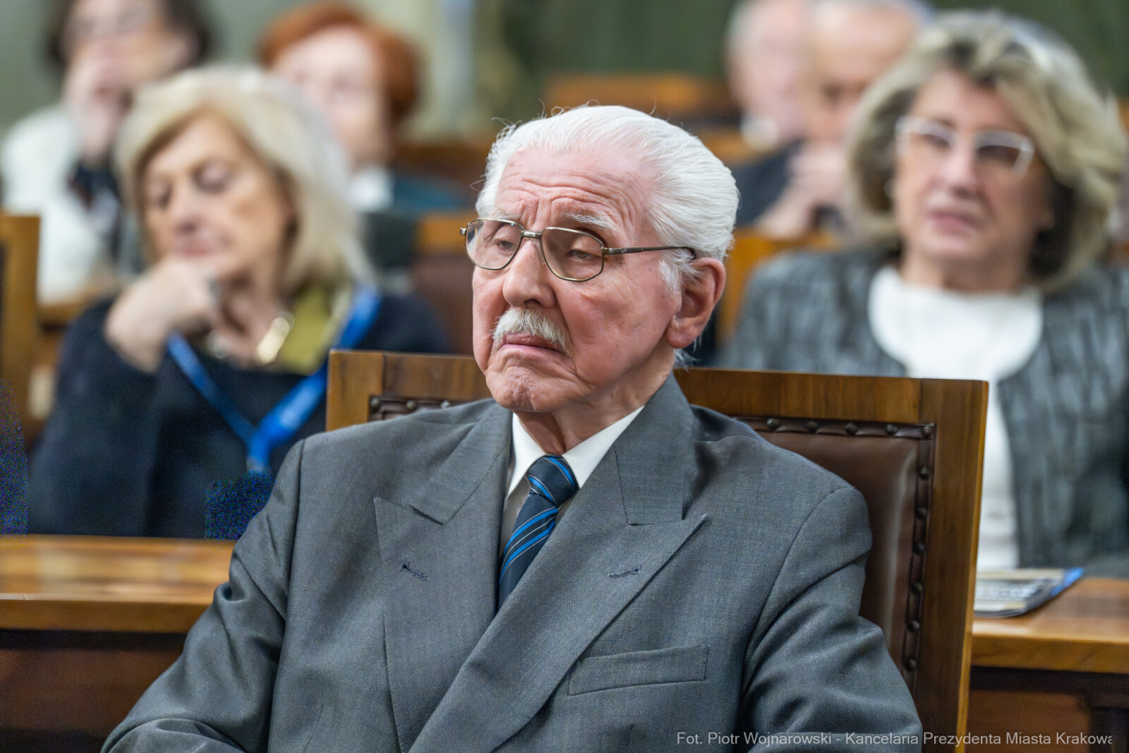 Dziatkowiak, Antoni, Pietrzyk, Rada Krakowskich Seniorów, tytuł, honorowy, zdjęcia  Autor: P. Wojnarowski