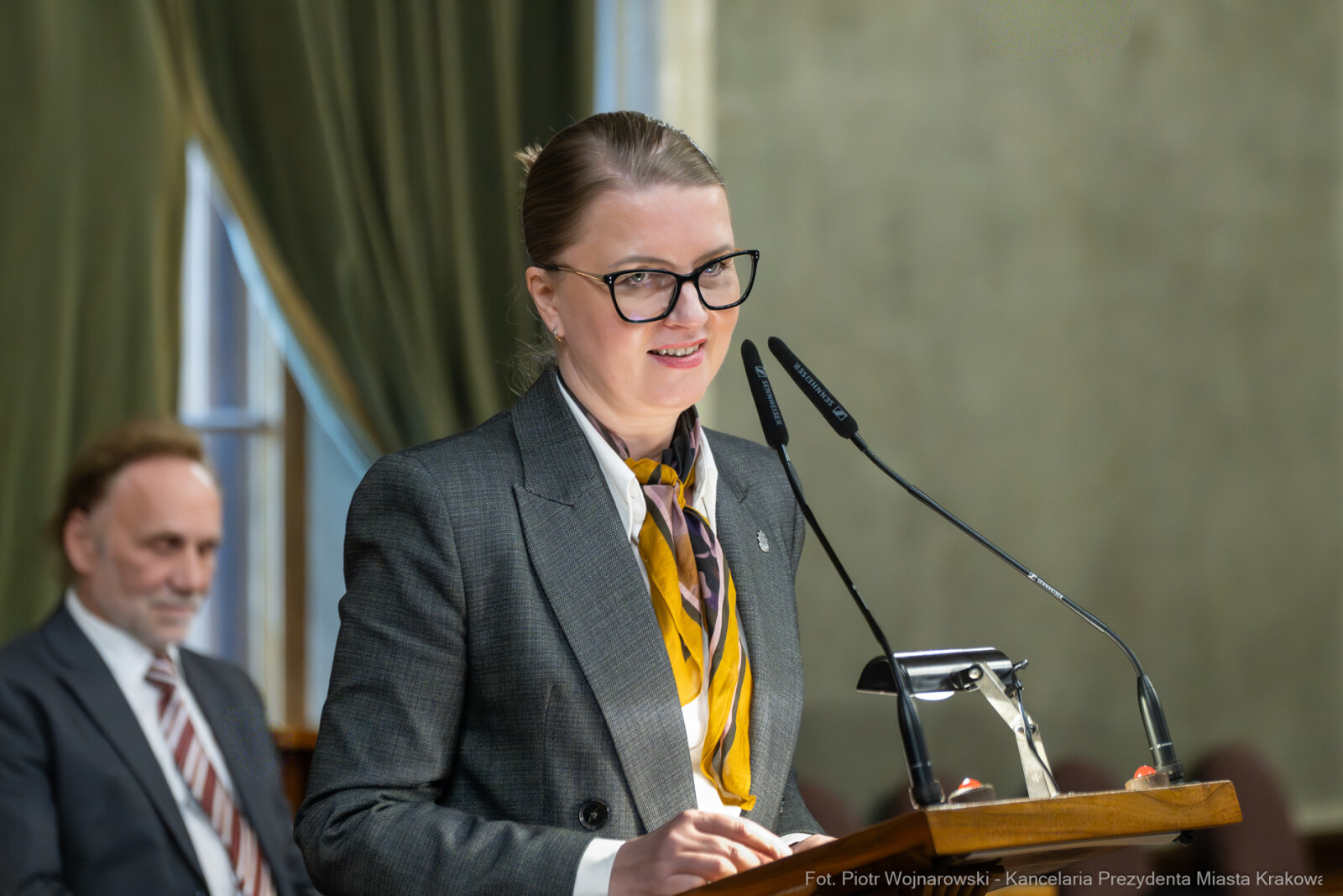 Dziatkowiak, Antoni, Pietrzyk, Rada Krakowskich Seniorów, tytuł, honorowy, zdjęcia  Autor: P. Wojnarowski