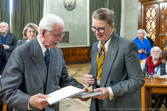Dziatkowiak, Antoni, Pietrzyk, Rada Krakowskich Seniorów, tytuł, honorowy, zdjęcia