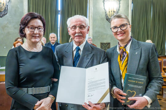 Dziatkowiak, Antoni, Pietrzyk, Rada Krakowskich Seniorów, tytuł, honorowy, zdjęcia