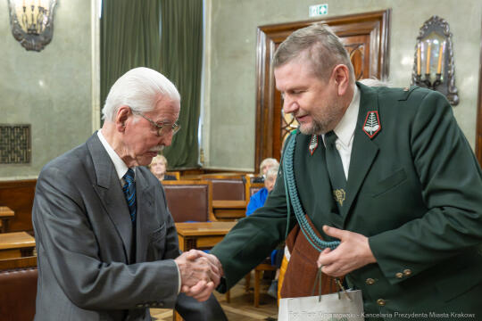 Dziatkowiak, Antoni, Pietrzyk, Rada Krakowskich Seniorów, tytuł, honorowy, zdjęcia