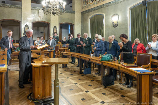 Dziatkowiak, Antoni, Pietrzyk, Rada Krakowskich Seniorów, tytuł, honorowy, zdjęcia