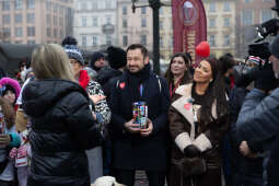 0S4A4854.jpg-34. finał WOŚP. Prezydent Krakowa jednym z wolontariuszy