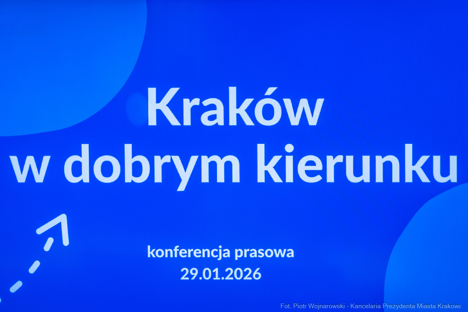 Miszalski, Klaman, Sęk, Mazur, konferencja, dziennikarze, Kraków w dobrum kierunku, zdjęcia  Autor: P. Wojnarowski