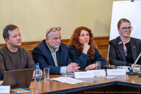 Klaman, Dudek, Krakowska Rada Zdrowia Psychicznego, obrady, zdjęcia