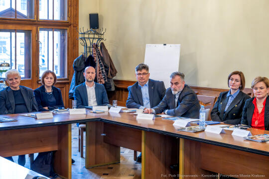 Klaman, Dudek, Krakowska Rada Zdrowia Psychicznego, obrady, zdjęcia