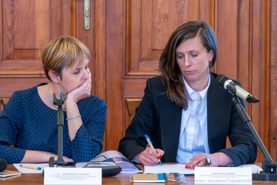 Klaman, Dudek, Krakowska Rada Zdrowia Psychicznego, obrady, zdjęcia