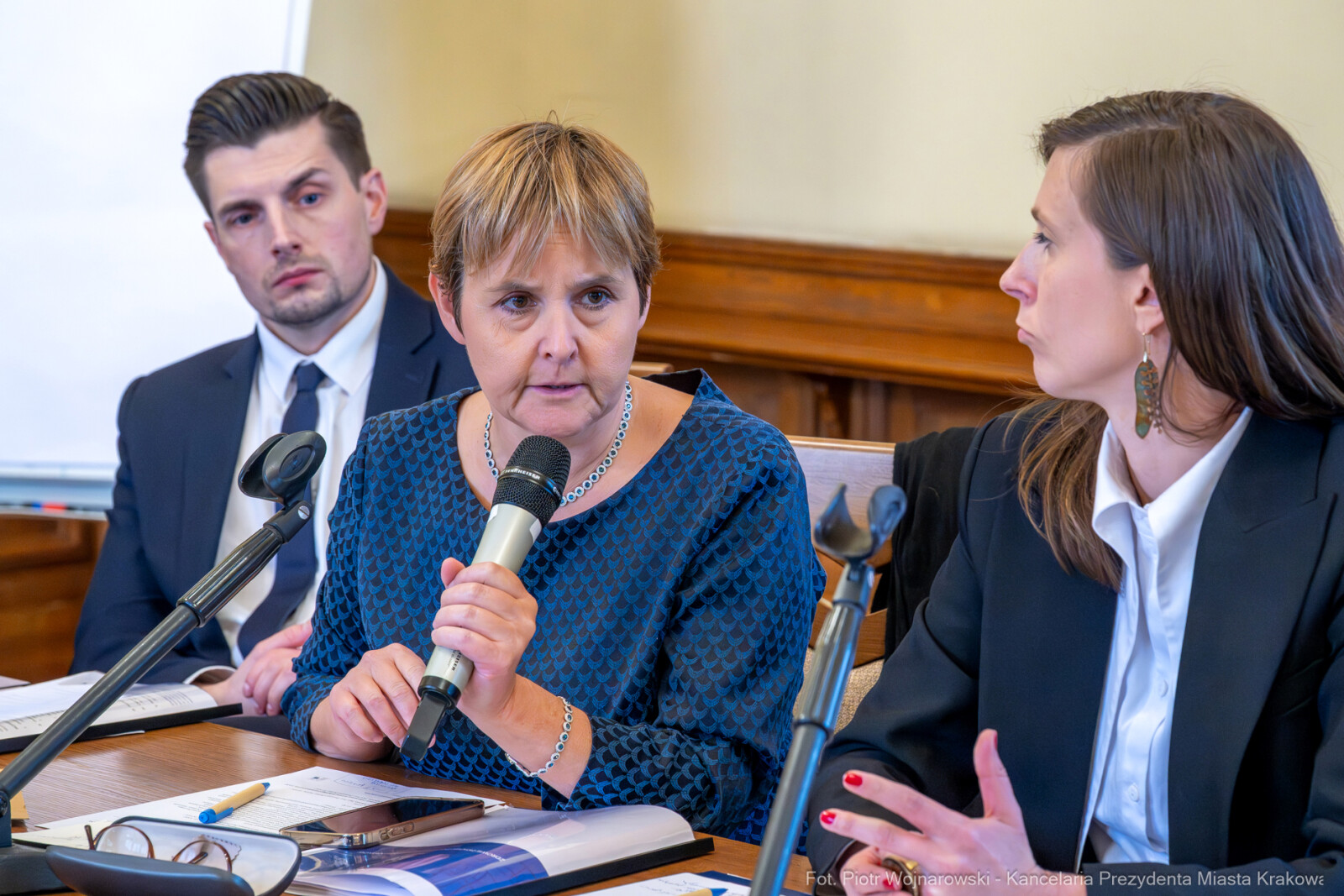 Klaman, Dudek, Krakowska Rada Zdrowia Psychicznego, obrady, zdjęcia  Autor: P. Wojnarowski