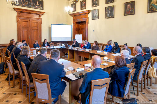 Klaman, Dudek, Krakowska Rada Zdrowia Psychicznego, obrady, zdjęcia