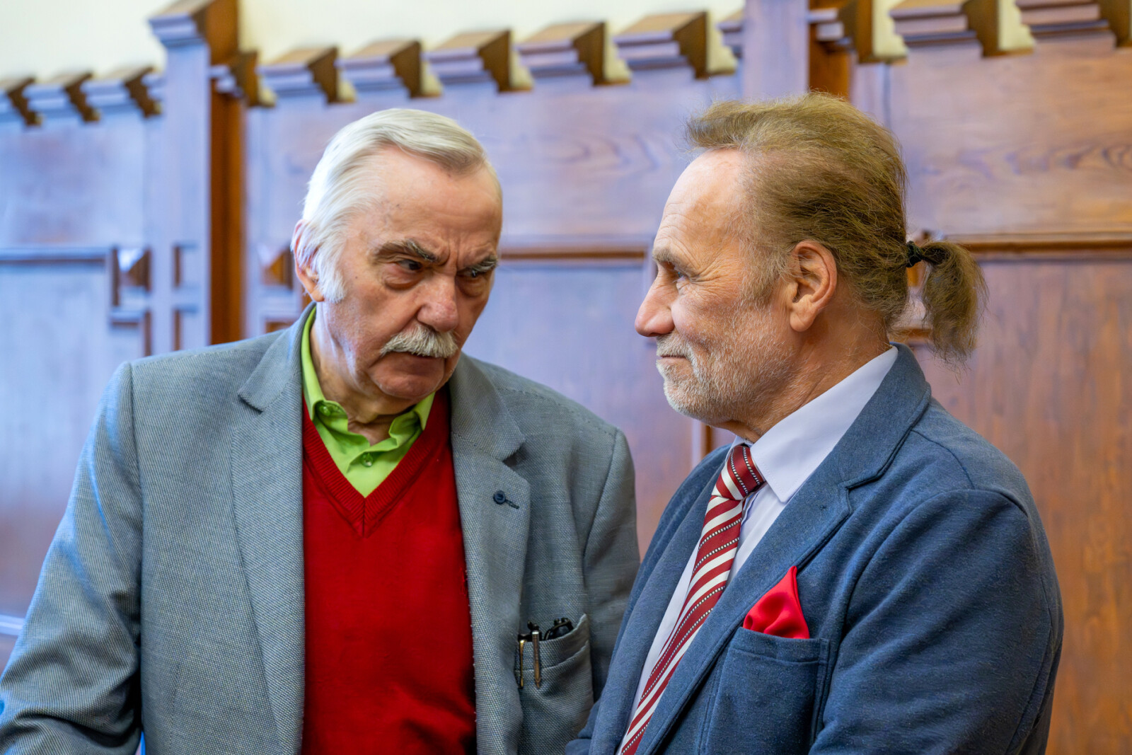 Miszalski, Klaman, Drabik Rada Krakowskich Seniorów, pożegnanie, zdjęcia  Autor: Piotr Wojnarowski