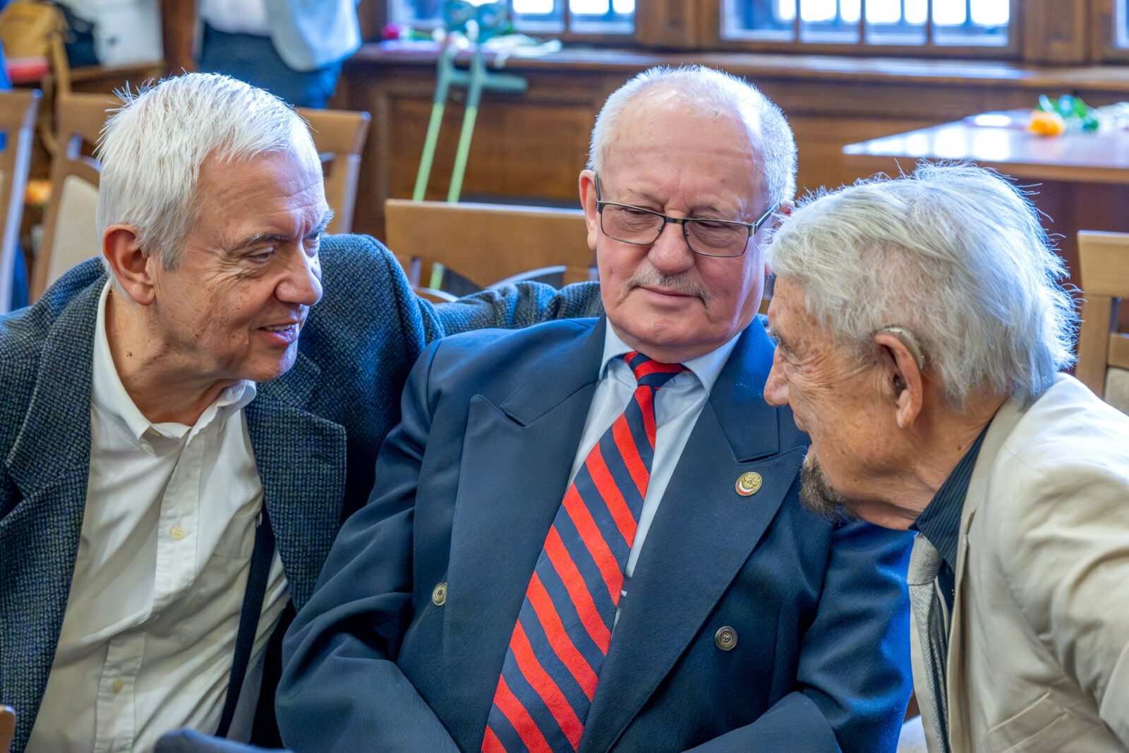 Miszalski, Klaman, Drabik Rada Krakowskich Seniorów, pożegnanie, zdjęcia  Autor: Piotr Wojnarowski