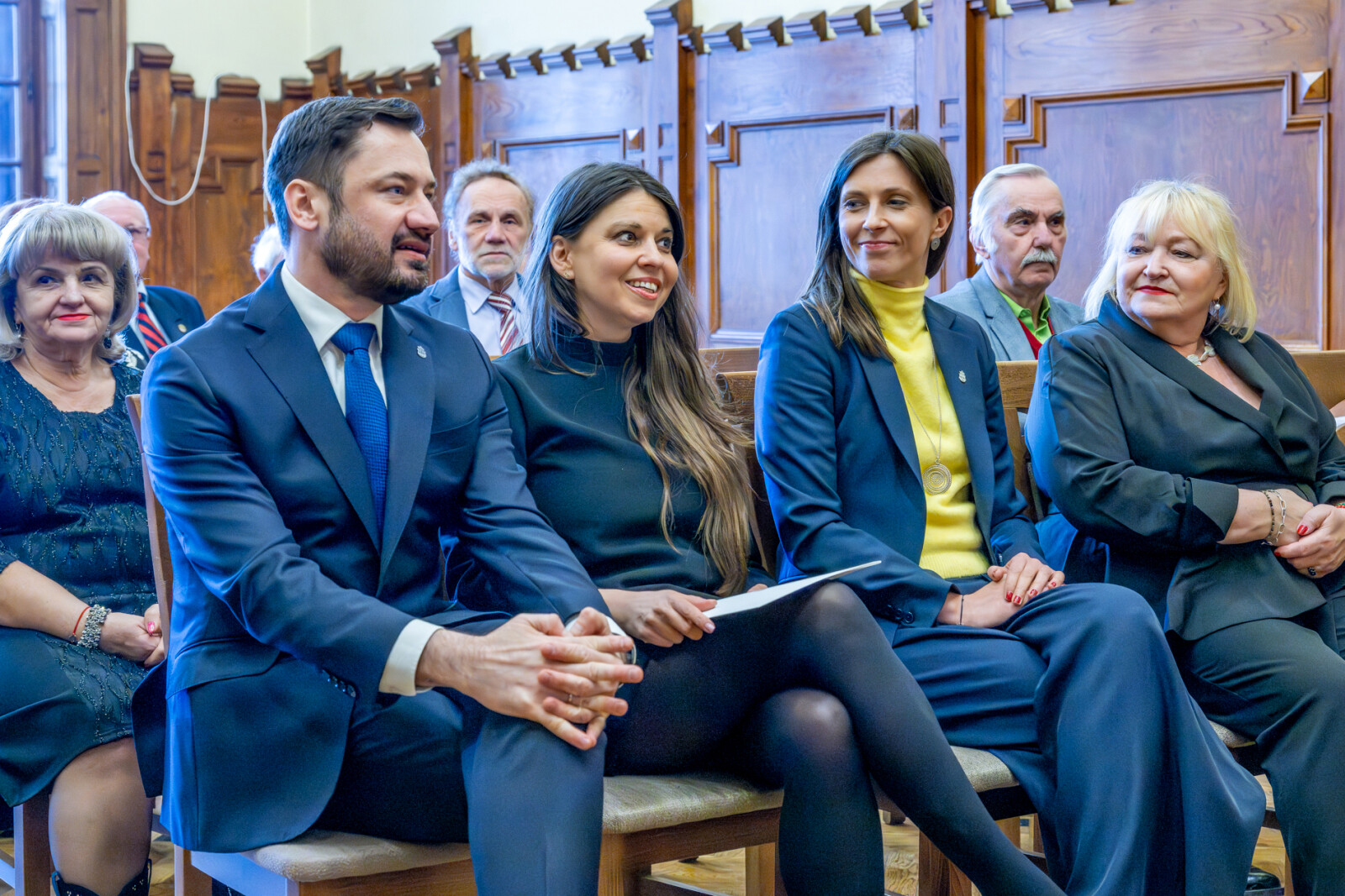 Miszalski, Klaman, Drabik Rada Krakowskich Seniorów, pożegnanie, zdjęcia  Autor: Piotr Wojnarowski