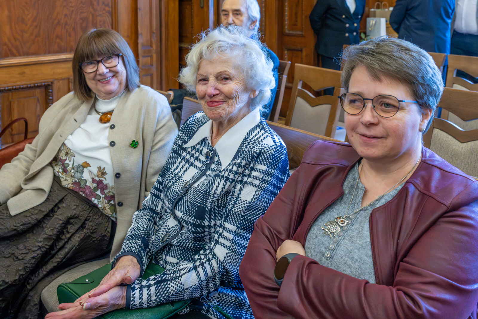 Miszalski, Klaman, Drabik Rada Krakowskich Seniorów, pożegnanie, zdjęcia  Autor: Piotr Wojnarowski