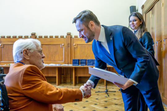 Miszalski, Klaman, Drabik Rada Krakowskich Seniorów, pożegnanie, zdjęcia