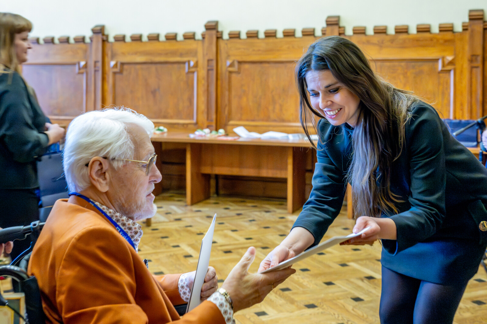 Miszalski, Klaman, Drabik Rada Krakowskich Seniorów, pożegnanie, zdjęcia  Autor: Piotr Wojnarowski