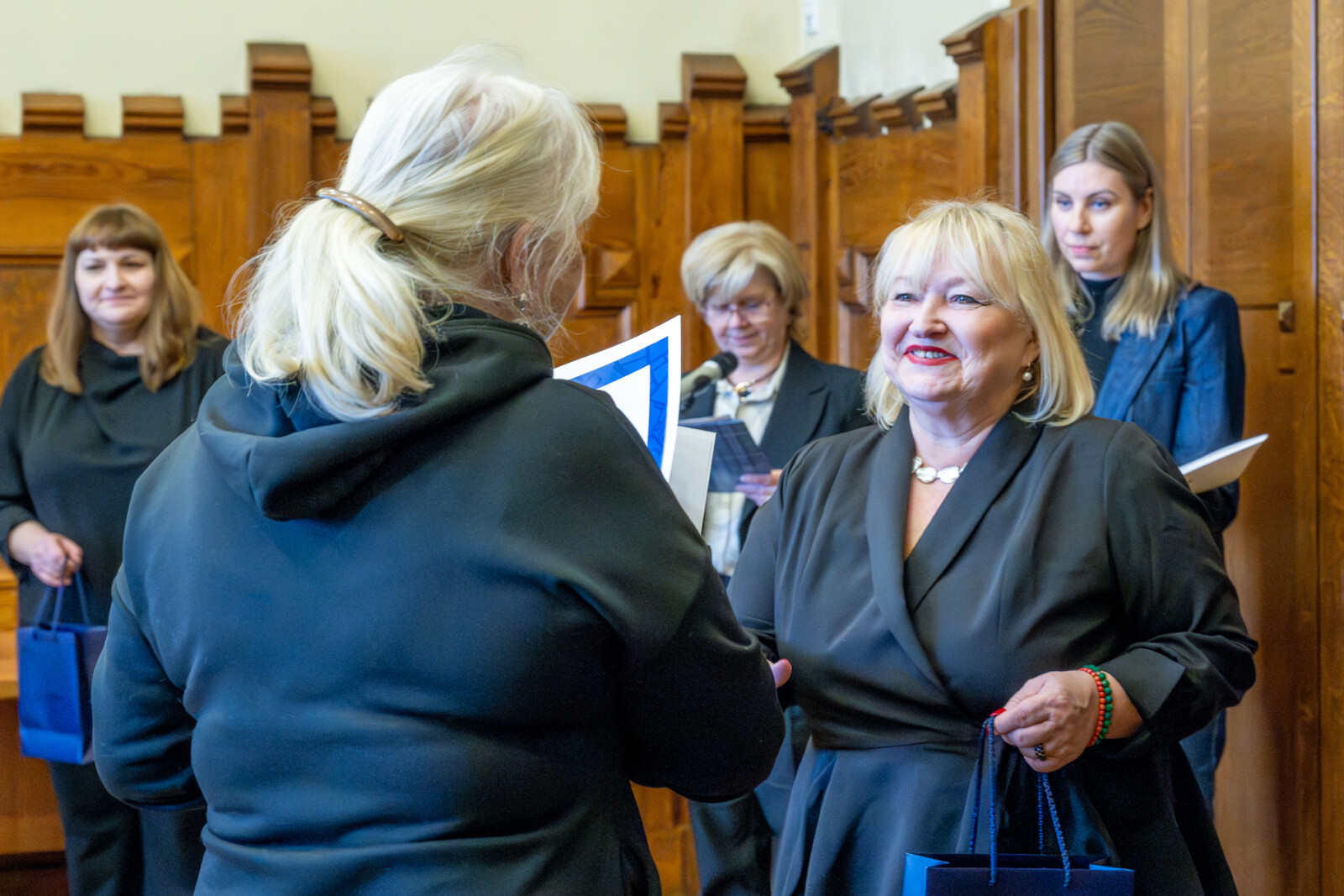 Miszalski, Klaman, Drabik Rada Krakowskich Seniorów, pożegnanie, zdjęcia  Autor: Piotr Wojnarowski