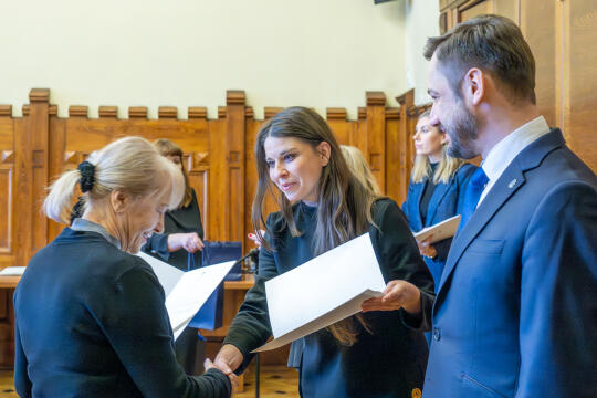 Miszalski, Klaman, Drabik Rada Krakowskich Seniorów, pożegnanie, zdjęcia