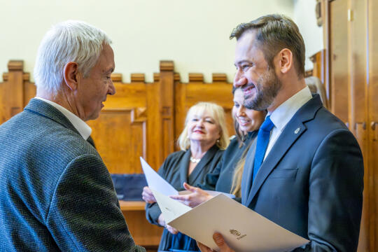 Miszalski, Klaman, Drabik Rada Krakowskich Seniorów, pożegnanie, zdjęcia