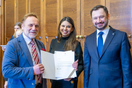 Miszalski, Klaman, Drabik Rada Krakowskich Seniorów, pożegnanie, zdjęcia