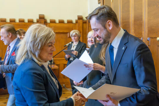 Miszalski, Klaman, Drabik Rada Krakowskich Seniorów, pożegnanie, zdjęcia