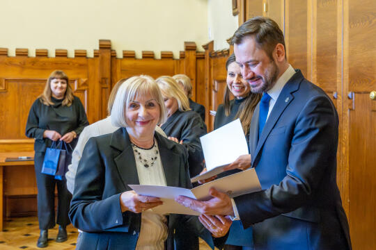 Miszalski, Klaman, Drabik Rada Krakowskich Seniorów, pożegnanie, zdjęcia