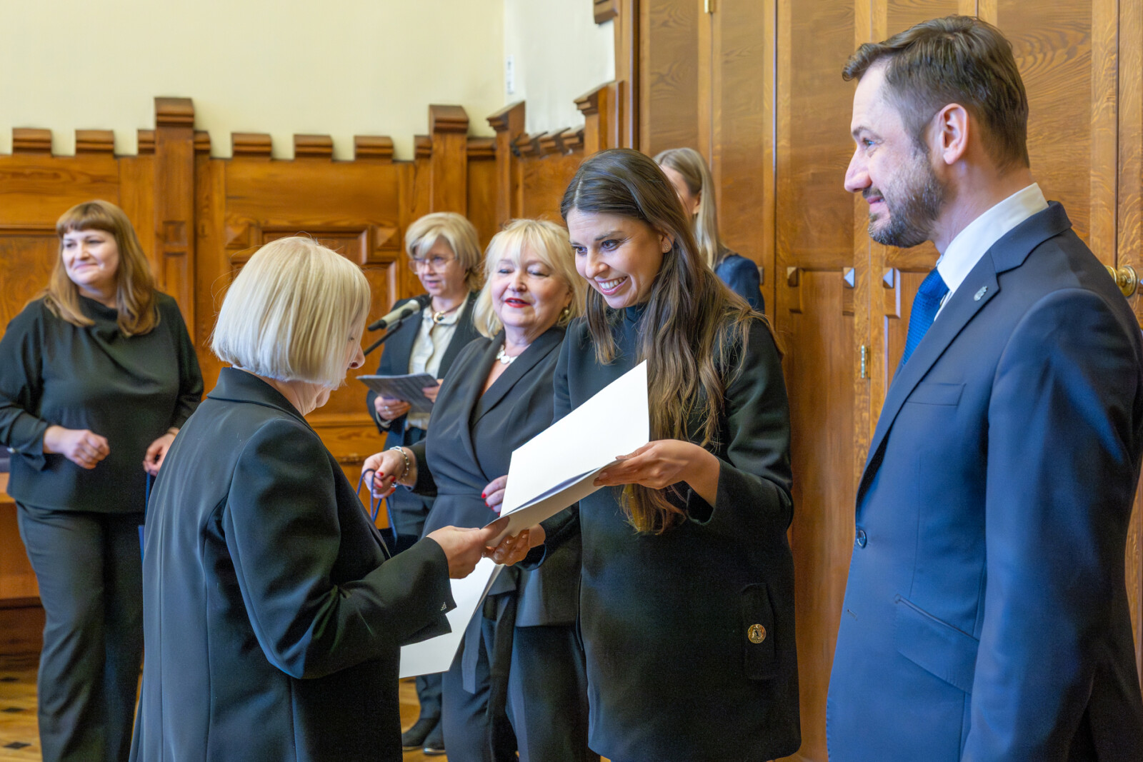 Miszalski, Klaman, Drabik Rada Krakowskich Seniorów, pożegnanie, zdjęcia  Autor: Piotr Wojnarowski