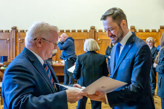 Miszalski, Klaman, Drabik Rada Krakowskich Seniorów, pożegnanie, zdjęcia
